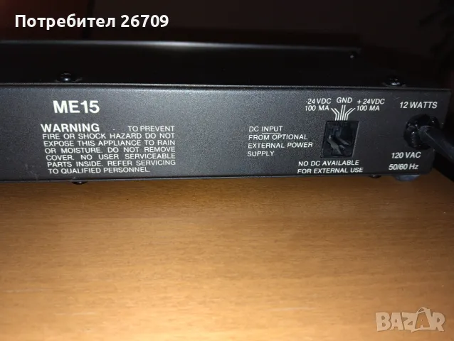 Equaliser, еквалайзер Rane ME15, 220V, снимка 7 - Еквалайзери - 49690102