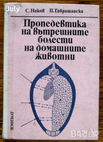Пропедевтика на вътрешните болести на домашните животни, С. Ников, П. Габрашански, снимка 1 - Специализирана литература - 37483533