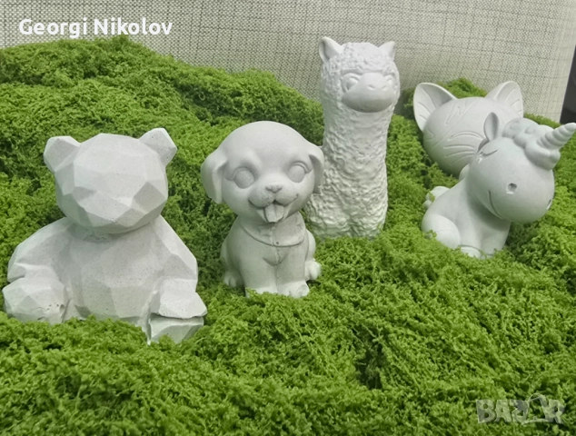 Гипсокерамични кашпи и отливки ръчна изработка, снимка 12 - Декорация за дома - 52139769