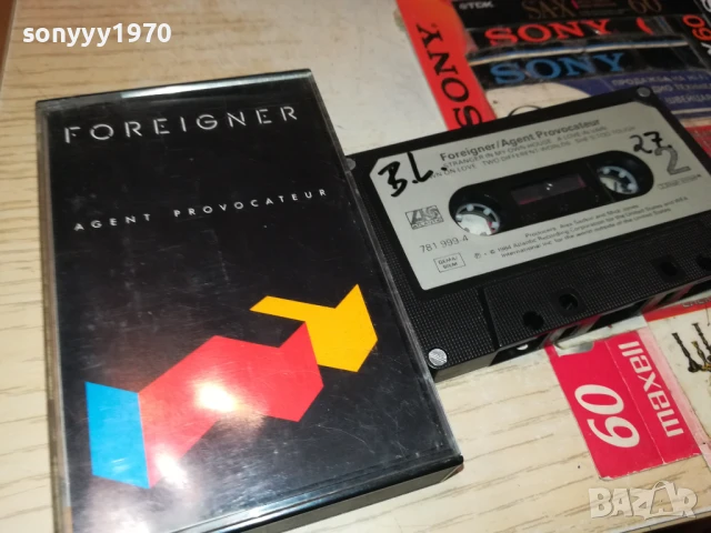 FOREIGNER-ORIGINAL TAPE 1508251854, снимка 5 - Аудио касети - 51378638