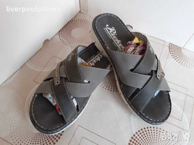 👉Rieker Original 40 чехли, снимка 3 - Мъжки чехли - 53398539