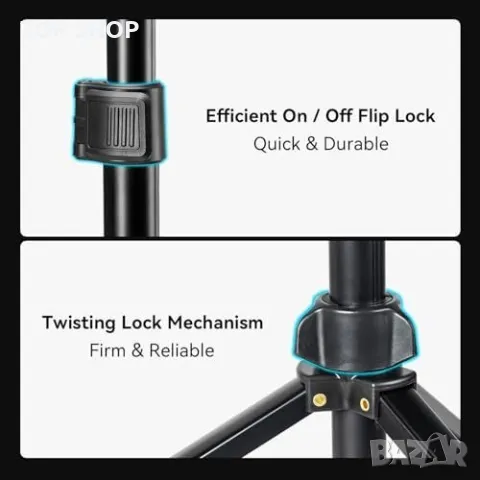 Нова SmallRig RA-S200 Стойка за Светлини - Портативна, Универсална, 200см, снимка 6 - Чанти, стативи, аксесоари - 49927082