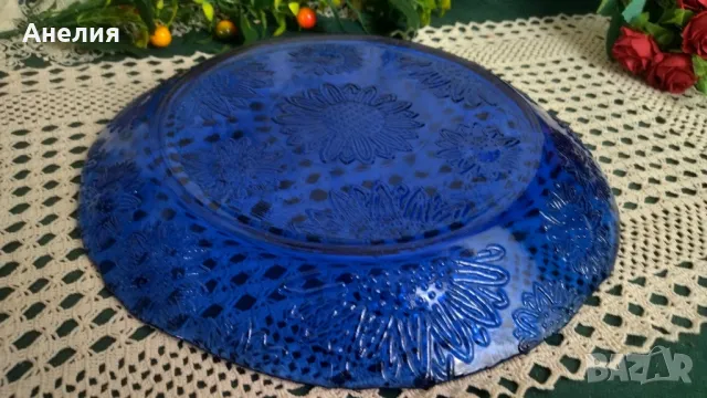 Тортиера( фруктиера) турско синя! , снимка 2 - Чинии - 50011858