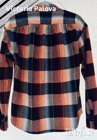 CLOSED quiet luxury карирана фланелена риза, снимка 10 - Ризи - 52435948