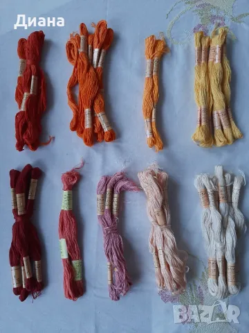 Конци памучни мулине, снимка 7 - Гоблени - 49625332