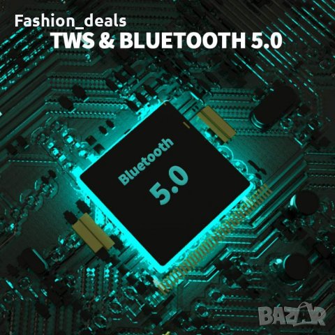 Нови безжични Стерео Bluetooth 5.0 слушалки earbuds с микрофон Android iOS , снимка 2 - Bluetooth слушалки - 33679957