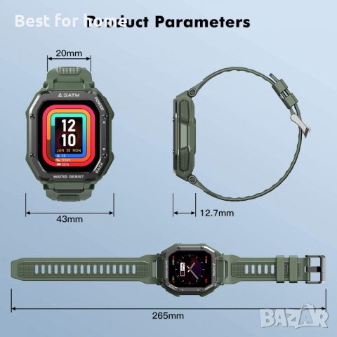 Смарт часовник Smartwatch Kospet Rock, снимка 7 - Смарт часовници - 39546772