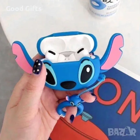 Безжични Bluetooth слушалки Лило и Стич AirPods Pro Lilo and Stitch, снимка 4 - Bluetooth слушалки - 49118296