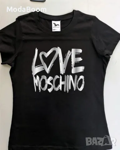 Moschino черна тениска 