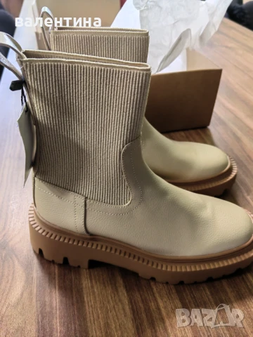 Дамски боти на платформа Манго / MANGO, снимка 2 - Дамски боти - 51298741