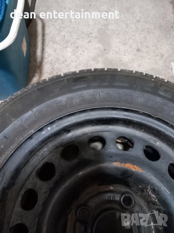 Опелова джанта 14цола със гума.michelin , снимка 2 - Гуми и джанти - 43035958