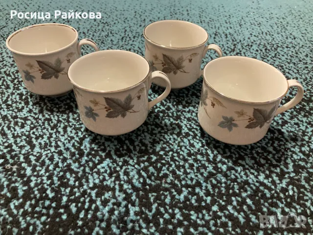 Винтидж Порцеланови чашки и чинийки Vinewood Ridgway, снимка 16 - Антикварни и старинни предмети - 48451301