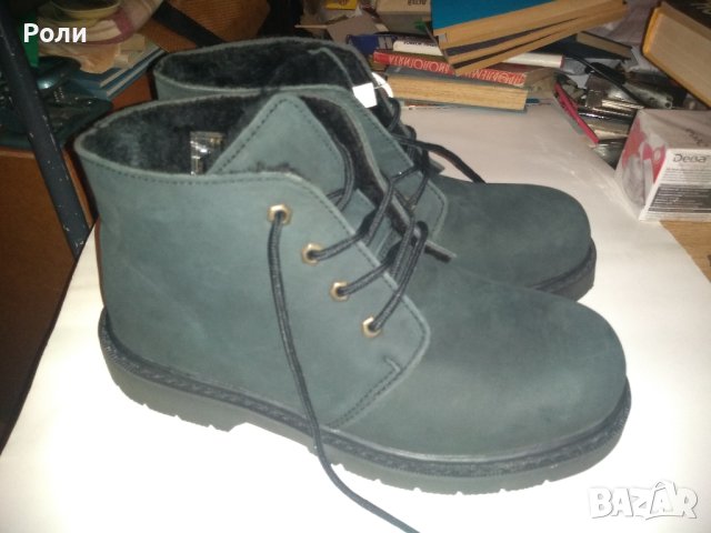 НОВИ мъжки спортни боти NEW LANDER естествена кожа  с топла подплата н-44.5 -45, снимка 2 - Мъжки боти - 43116651