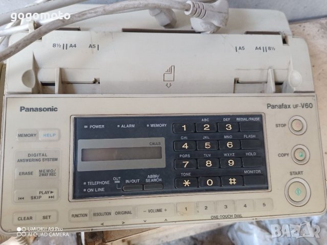 Телефон, факс апарат, телефакс Panasonic original , снимка 4 - Стационарни телефони и факсове - 39901880
