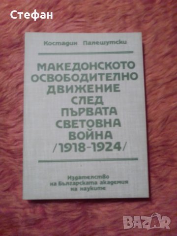 Костадин Палешутски, Македонското освободително движение след Първата световна война (1918-1924), снимка 1