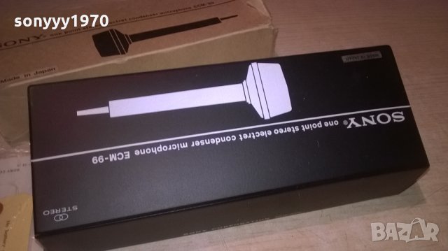 sony tokyo-made in japan-stereo microphone-внос франция, снимка 10 - Микрофони - 26684214