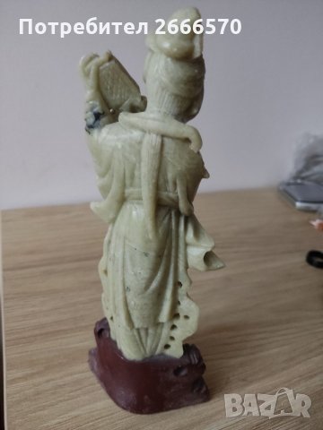Стара статуетка от сапунен камък, снимка 3 - Антикварни и старинни предмети - 35059244