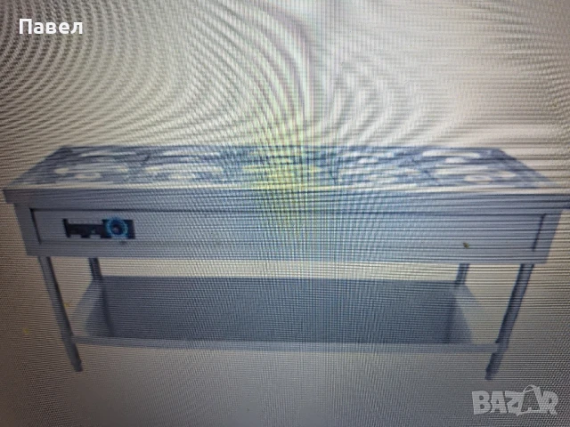 Бен Мари Топла витрина с  крака и долен плот водна баня-чисто нова 3,4 и 5бр. GN