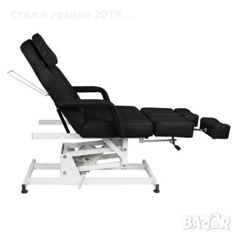 Стол за педикюр Azzurro 673AS (1 мотор) 117 х 63/85 х 60/84 см - черен, снимка 5 - Кушетки - 43367164