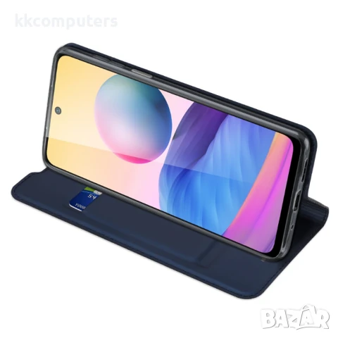 Xiaomi Redmi Note 10 5G DUX DUCIS Кожен Калъф и Протектор, снимка 5 - Калъфи, кейсове - 50573671