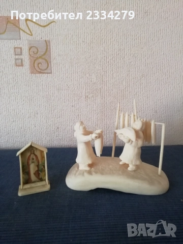 стари антични фигурални статуйки резба от кост. , снимка 2 - Антикварни и старинни предмети - 53483494