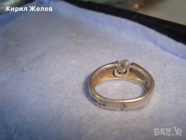 СКЪПОЦЕНЕН СРЕБЪРЕН СТАР ПРЪСТЕН ВИСОКА ПРОБА СРЕБРО с УНИКАЛНО ЮВЕЛИРНО ФАСЕТИРАН ЦИРКОН 27326, снимка 7 - Пръстени - 36869824