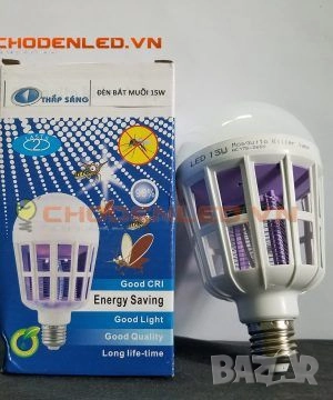 LED крушка против комари с адаптор за стена