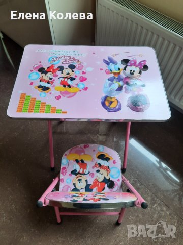 Детска масичка със столче, снимка 1 - Мебели за детската стая - 42961014