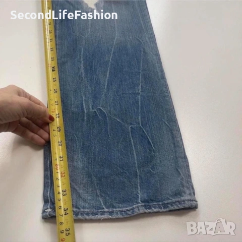 Мъжки дънки G-STAR Raw Originals Distressed Blue Denim, размер W31 L34, снимка 6 - Дънки - 53010919