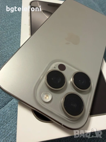 iPhone 16 Pro 128GB natural titanium,неразличим от нов,100% батерия, снимка 5 - Apple iPhone - 53179974