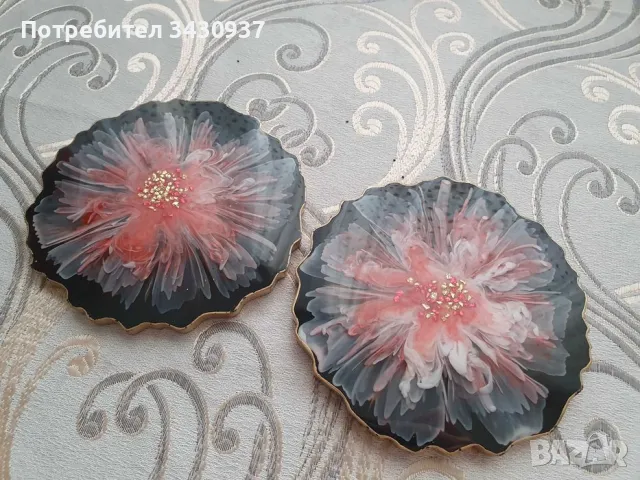 Епоскоидна Смола- 2 бр. подложки за чаши/купи