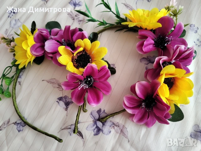 Ръчно изработени диадеми, снимка 2 - Аксесоари за коса - 50743437