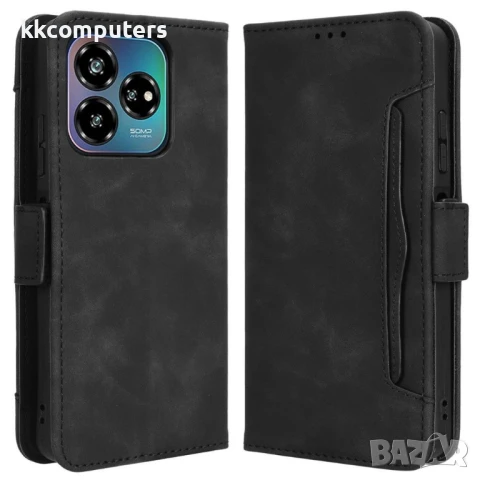 ZTE Axon 60 Lite / Blade V60 Vita Magnetic Wallet Калъф и Протектор