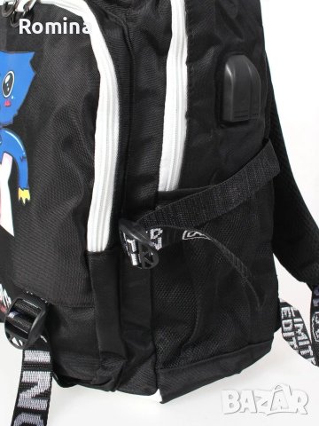 Раница Huggy Wuggy с USB порт и 3.5mm жак, снимка 2 - Раници - 40579314