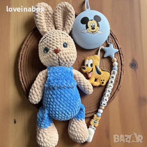 Ръчно изработен комплект | Подарък за бебе момче, снимка 1