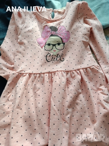 Лот дрехи- Дънки Boboli и рокли за момиче -110 р-р, снимка 3 - Детски рокли и поли - 52466842