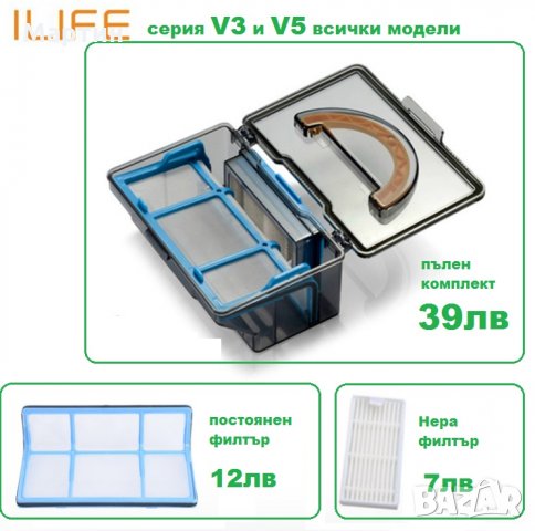 Кошничка филтри консумативи за ILIFE прахосмукачка 