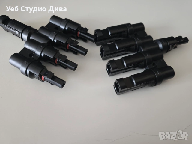 Комплект PV соларен конектор Т2, T3, T4 съвместим Mc4, 1-2, 1-3, 1-4, снимка 13 - Други машини и части - 53465888