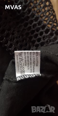 Нов черен кроп топ с мрежа S, снимка 3 - Корсети, бюстиета, топове - 32669307