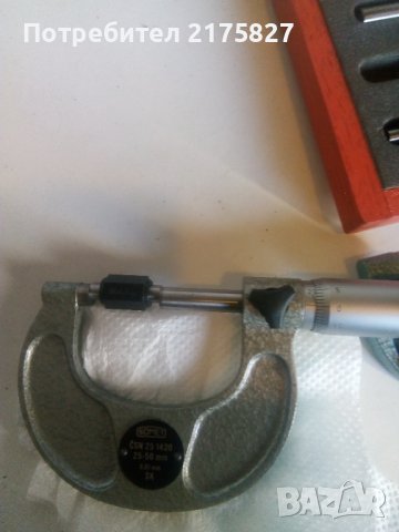 Чешки микрометър Somet,с обхват 25-50 мм, снимка 5 - Стругове - 40092861