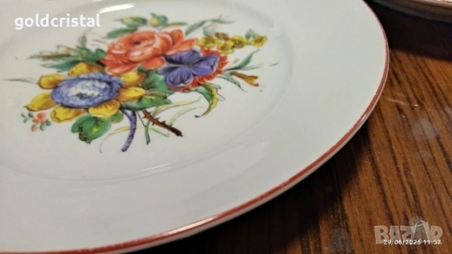 стар български порцелан чинии , снимка 5 - Антикварни и старинни предмети - 36290141