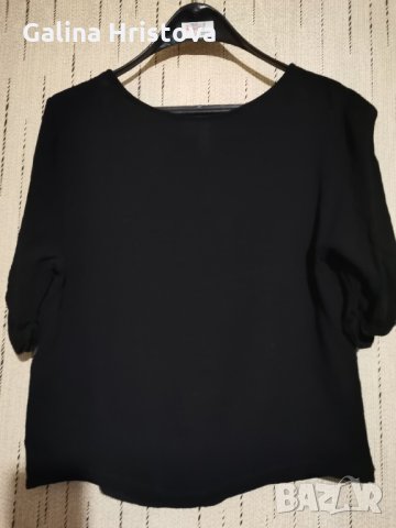 СТРАХОТНА БЛУЗКА С ЕФЕКТНИ РЪКАВИ XL 