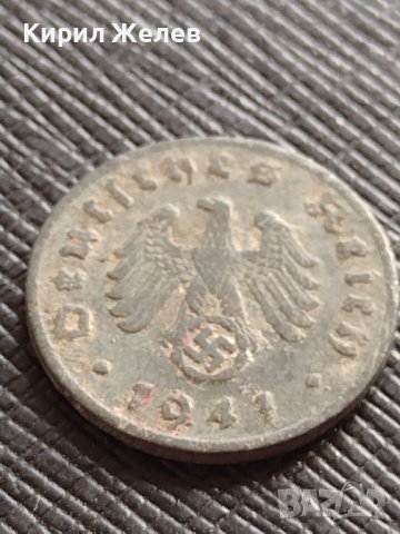 ДВЕ МОНЕТИ 1 райхспфенинг 1941 - 1943г. ГЕРМАНИЯ ТРЕТИ РАЙХ С СВАСТИКА 31580, снимка 5 - Нумизматика и бонистика - 38470318