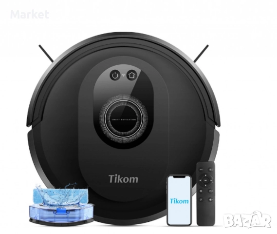 Tikom G8001 Max – робот прахосмукачка, която чисти вместо теб, снимка 4 - Прахосмукачки - 51847755