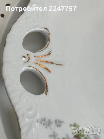 Плато порцелан Victoria 1918г., снимка 6 - Колекции - 52464298