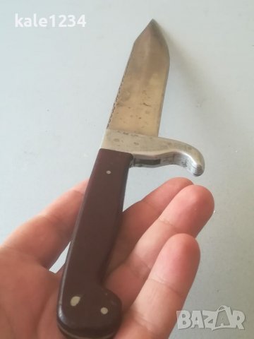 Стар български нож. Ловен. Туристически. Кован, снимка 4 - Ножове - 37503959