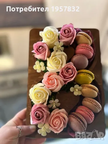 Подарък дървена цифра/ плакет за 8- ми Март и за специален повод, снимка 8 - Декорация за дома - 39863037