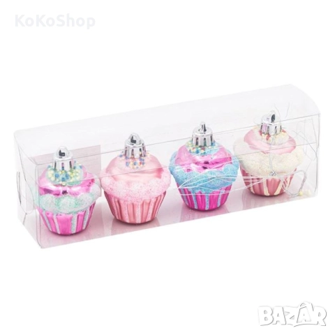 Кексчета за елха/мъфини за елха/коледна декорация, снимка 2 - Декорация за дома - 52278268