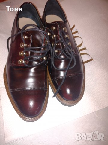  Massimo Dutti  дамски обувки - бордо 