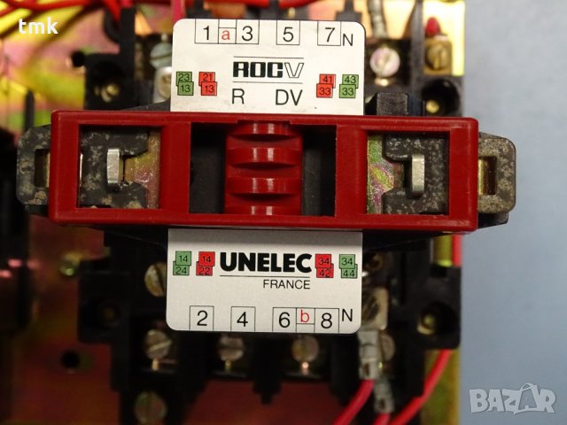 контактор реверсивен UNELEC ROC V, снимка 4 - Резервни части за машини - 33340409